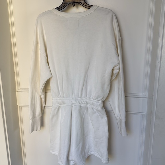 CITIZENS OF HUMANITY LOULOU FLEECE ROMPER One Piece CASSIA White Womens Small - Picture 6 of 16